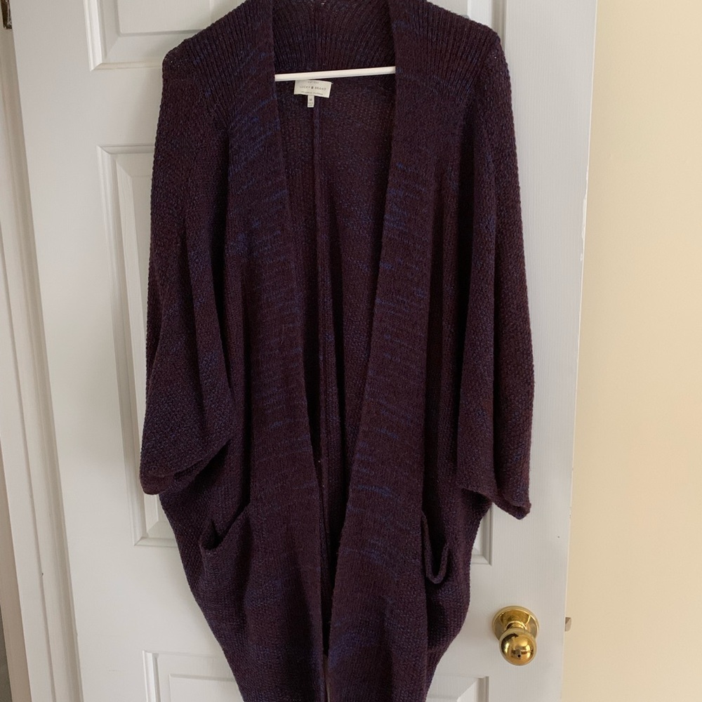 Purple Lucky Brand Cardigan